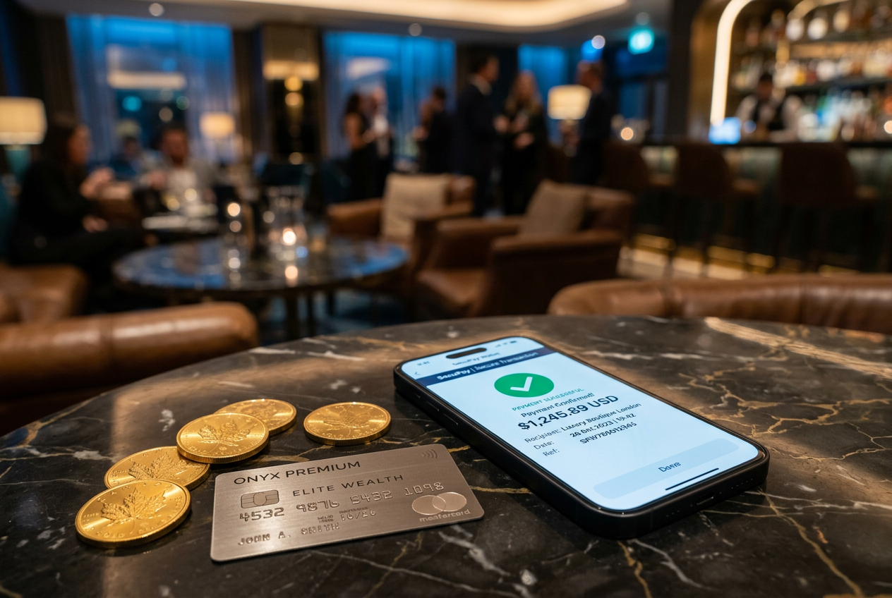 Digital wallet transaction on a smartphone