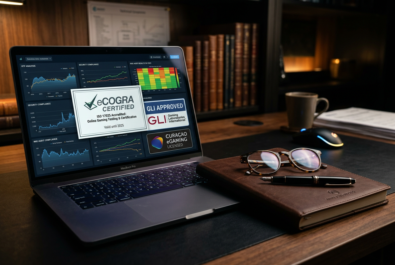 Professional workspace with gaming analysis tools